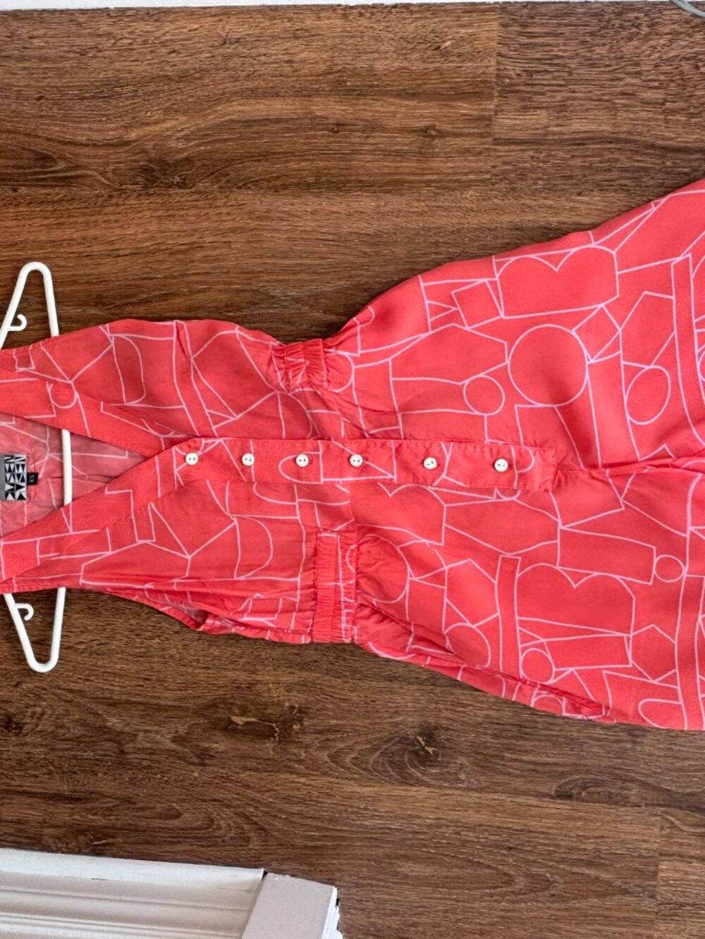 Dusen Dusen Pink Patterned Summer Jumpsuit - Picture 2 of 6